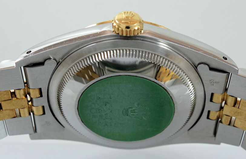 DSC09116 Rolex Datejust 18k & Steel 16233 Box & Papers