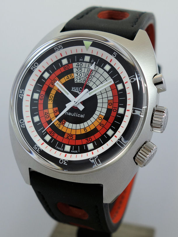 DSC08858 VULCAIN NAUTICAL "SEVENTIES TROPHY 2013" Orange dial 100159A87