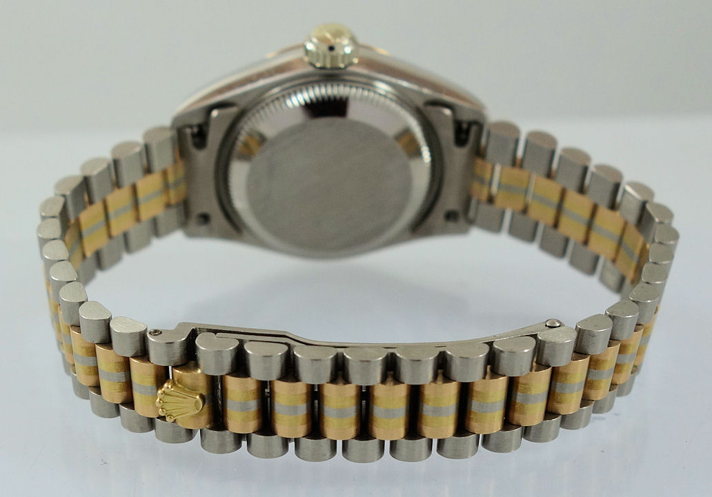 DSC09302 Rolex Lady President DateJUST Tridor FULL 18k with Diamonds 69179B