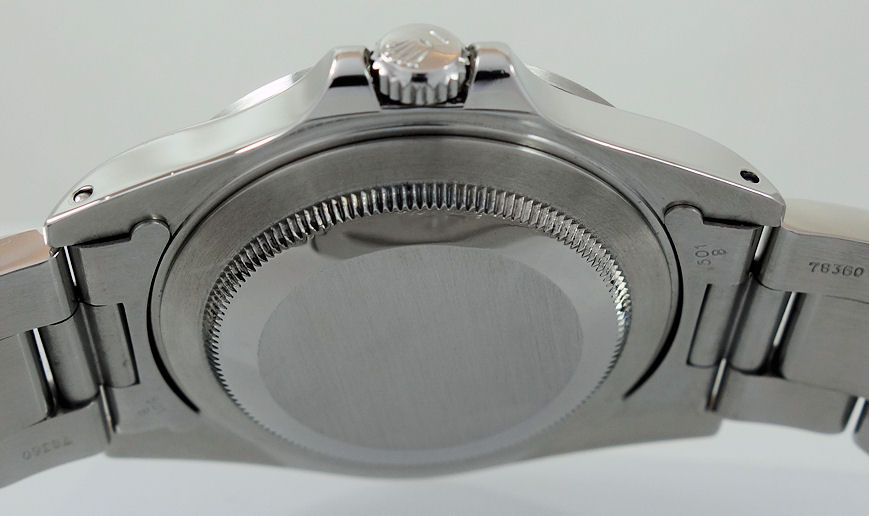 DSC09423 Rolex Explorer II Black-Dial 16570 Box & Cert 1993