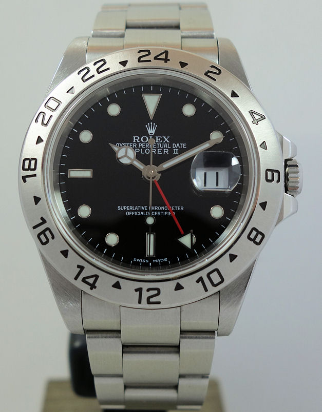 DSC09528 Rolex Explorer II 16570 Box & Papers 2002