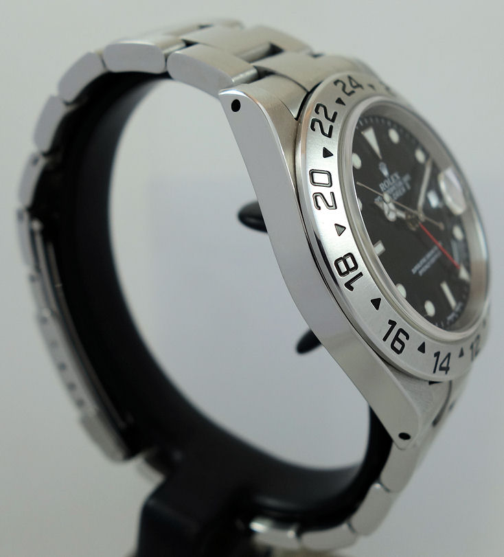 DSC09532 Rolex Explorer II 16570 Box & Papers 2002