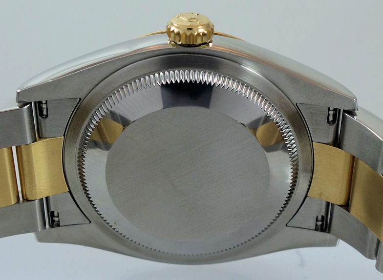 DSC09718 Rolex Datejust 36 Steel & 18k Yellow-Gold, 126203 Motif Dial 2023 Box & Card.