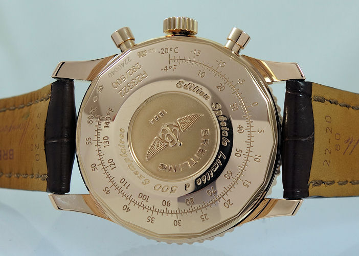 DSC00349 Breitling Navitimer 18ct Gold Limited Edition of 500 R23322