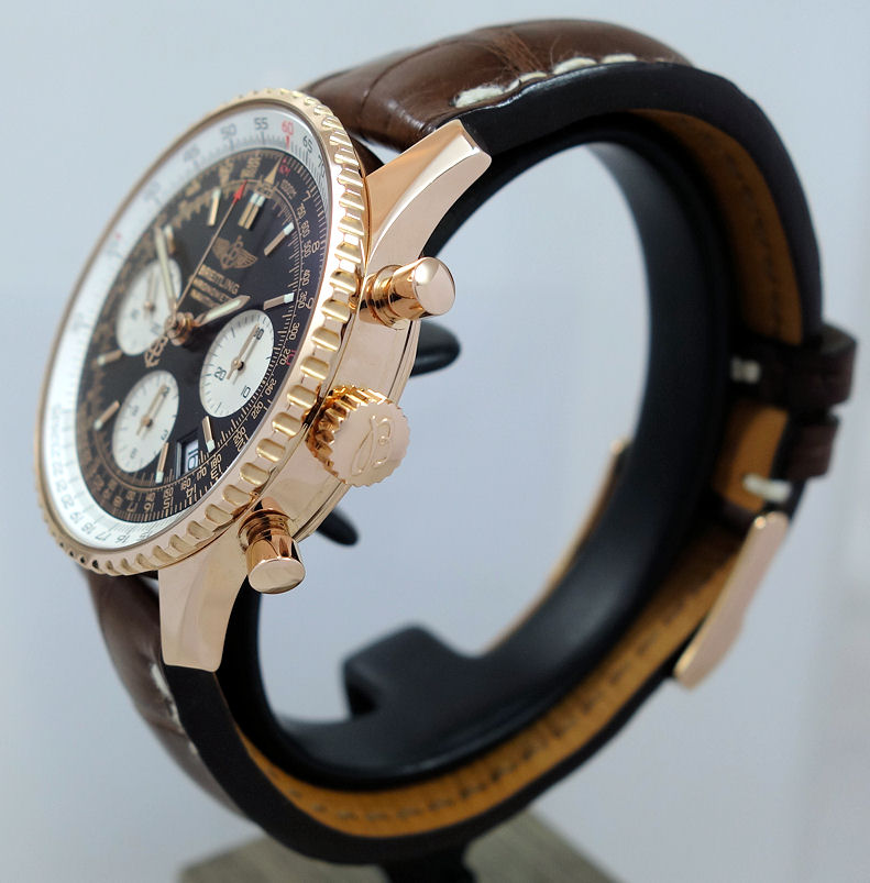 DSC00359 Breitling Navitimer 18ct Gold Limited Edition of 500 R23322