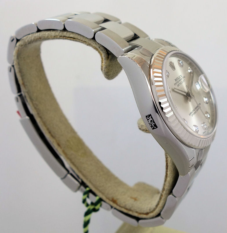 DSC00451 Rolex Datejust 31 Steel, Diamond-dial 178274 Box & Card *As New* *UNUSED*