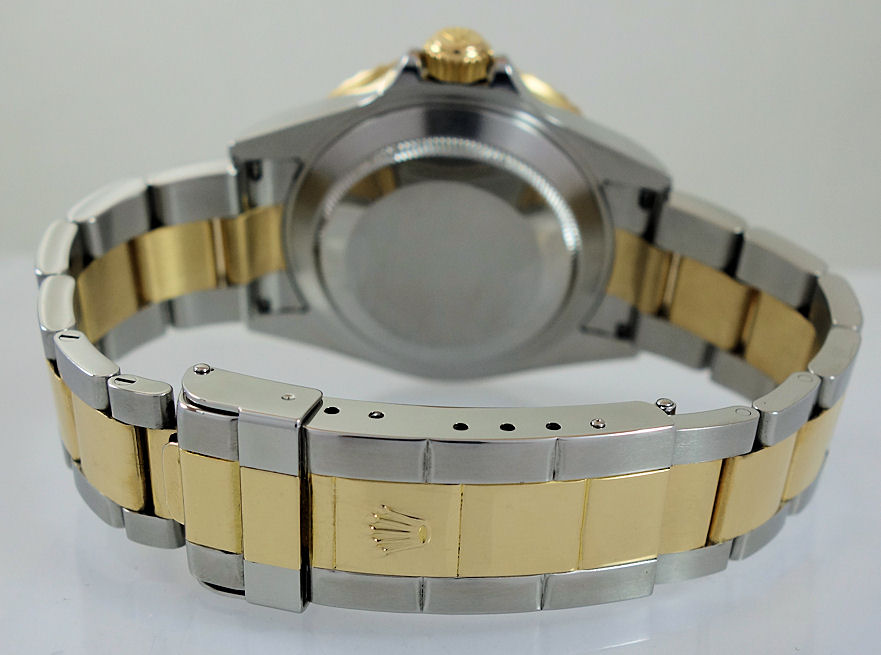 DSC00579 Rolex Submariner Date 18k & Steel, Blue dial 16613