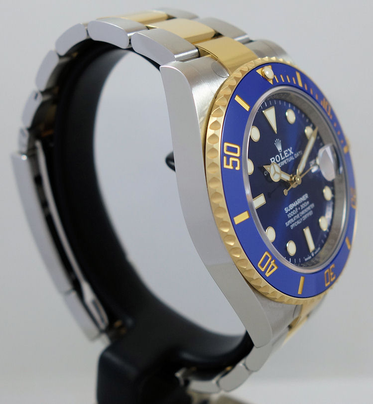 DSC00698 Rolex Submariner 126613LB Gold & Steel Blue Dial 41mm Box & Card
