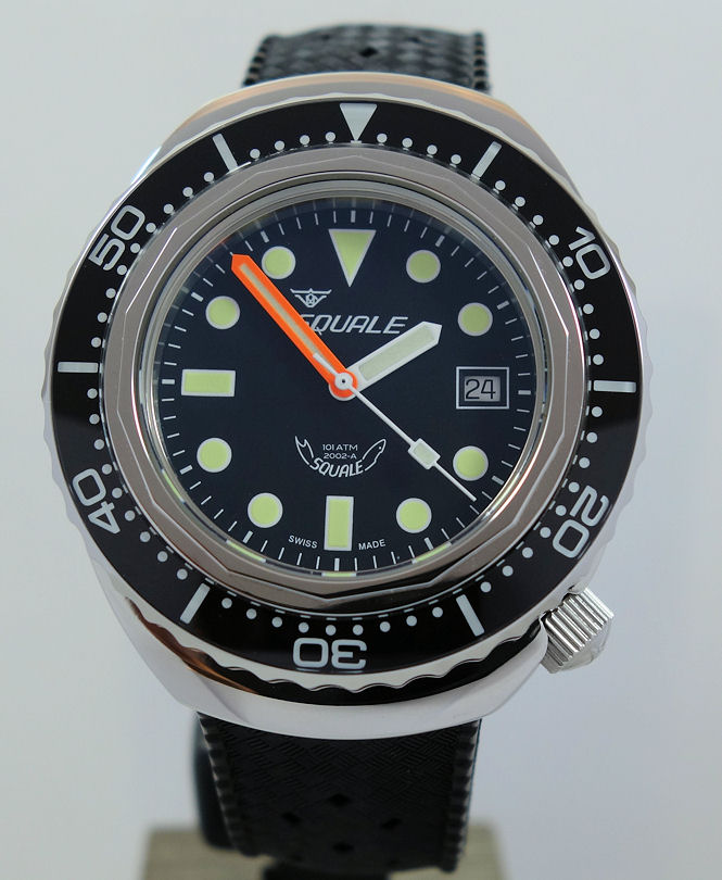 DSC00818 Squale 1000m Diver Black dial 44mm Steel ref 2002