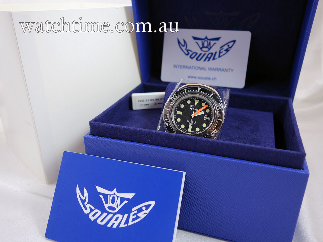 DSC00851 Squale 1000m Diver Black dial 44mm Steel ref 2002