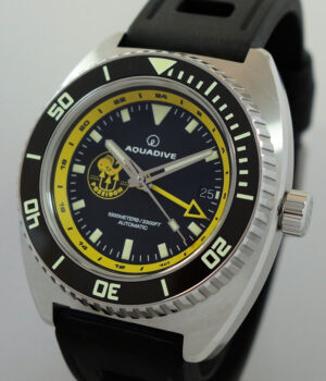 AQUADIVE POSIEDON 1000m Diver Black & Yellow Ltd. Edn.