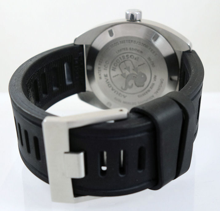 DSC00932 AQUADIVE POSIEDON 1000m Diver Black & Yellow Ltd. Edn.