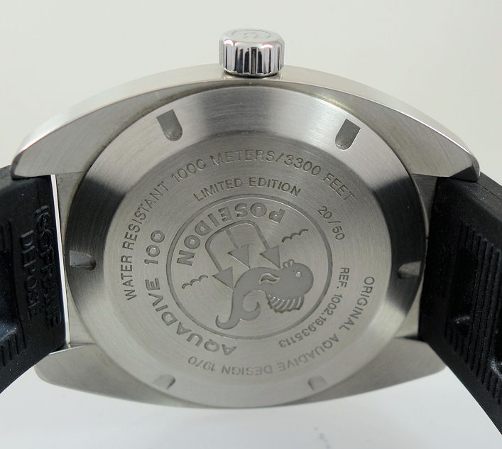 DSC00935 AQUADIVE POSIEDON 1000m Diver Black & Yellow Ltd. Edn.