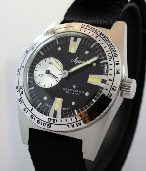 Aquastar Deepstar II 200m Vintage Black 37mm