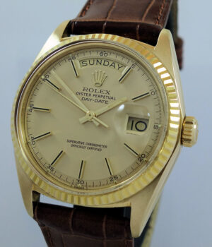 Rolex Day-Date 1803  18ct Yellow-Gold  Box Tags & Certificate Circa 1972-73