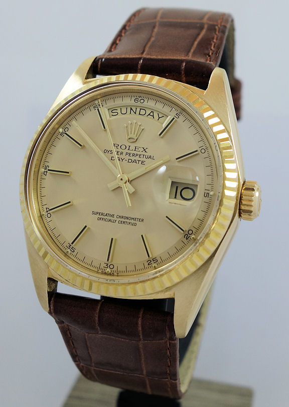 DSC01358 Rolex Day-Date 1803 18ct Yellow-Gold Box Tags & Certificate Circa 1972-73