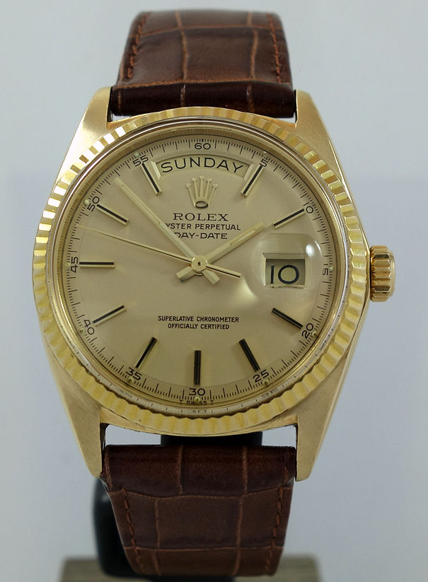 DSC01365 Rolex Day-Date 1803 18ct Yellow-Gold Box Tags & Certificate Circa 1972-73