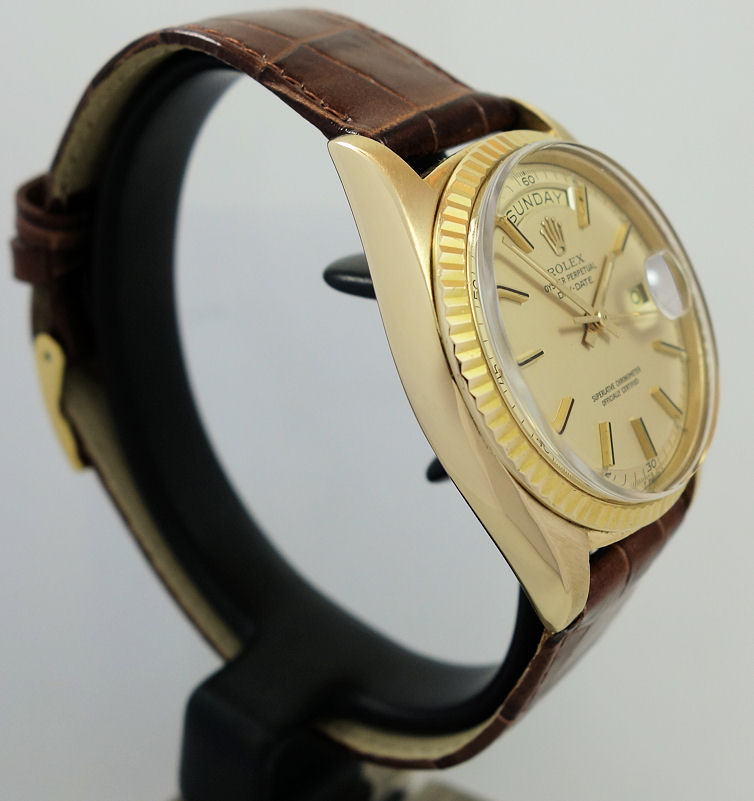 DSC01370 Rolex Day-Date 1803 18ct Yellow-Gold Box Tags & Certificate Circa 1972-73