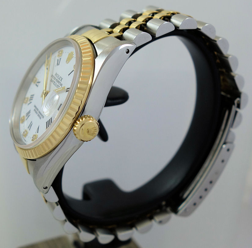 DSC01416 Rolex Datejust 36mm White Diamond-dial 16233