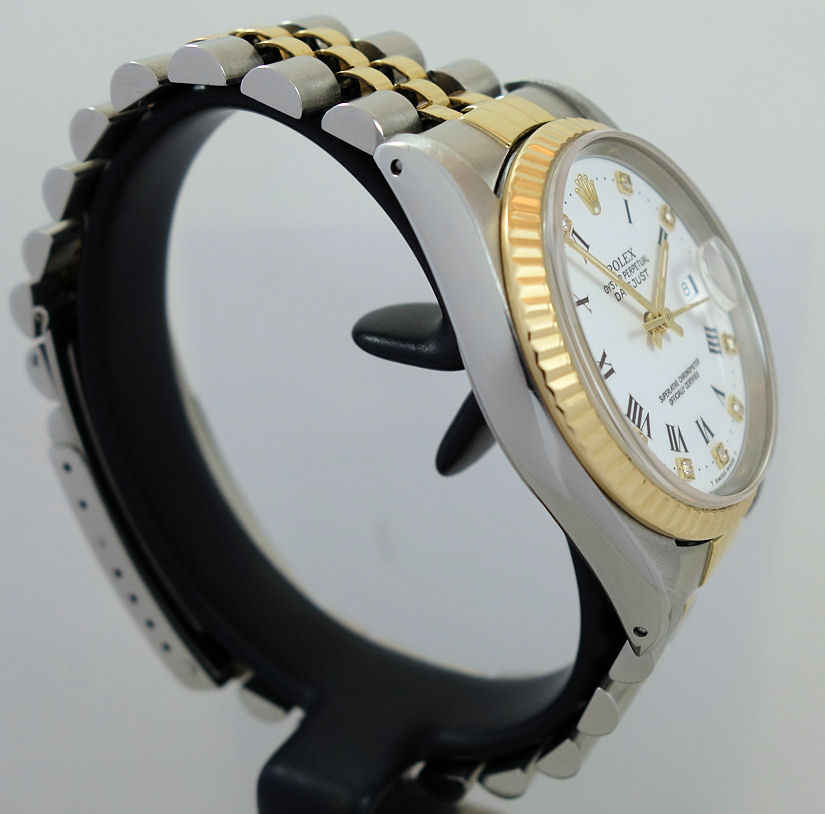 DSC01418 Rolex Datejust 36mm White Diamond-dial 16233