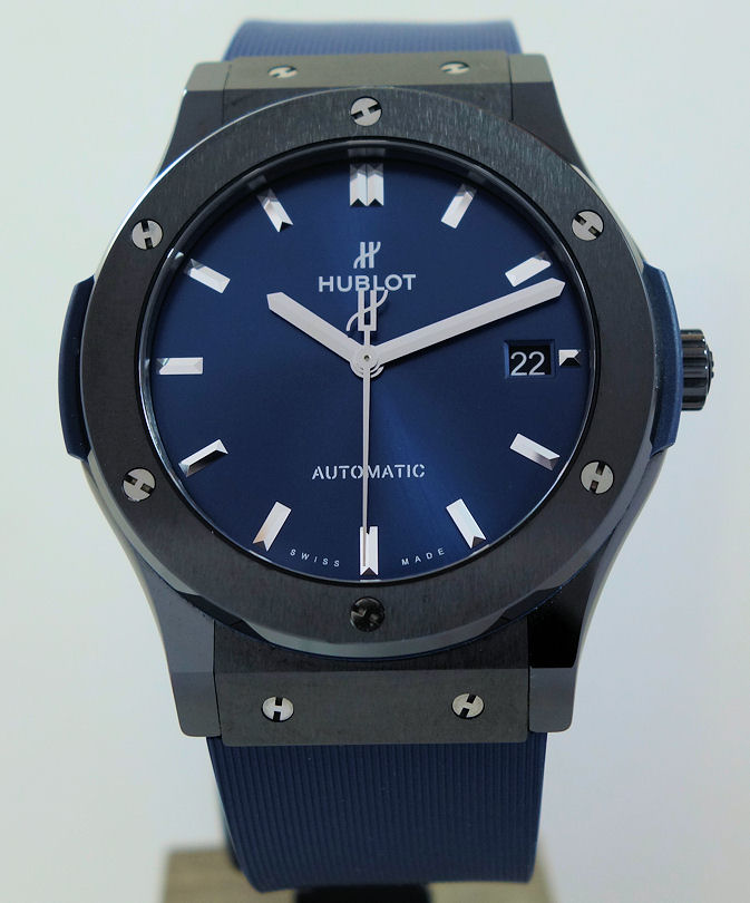 DSC01760 HUBLOT Fusion Ceramic Blue 45mm 511.CM.7170.RX
