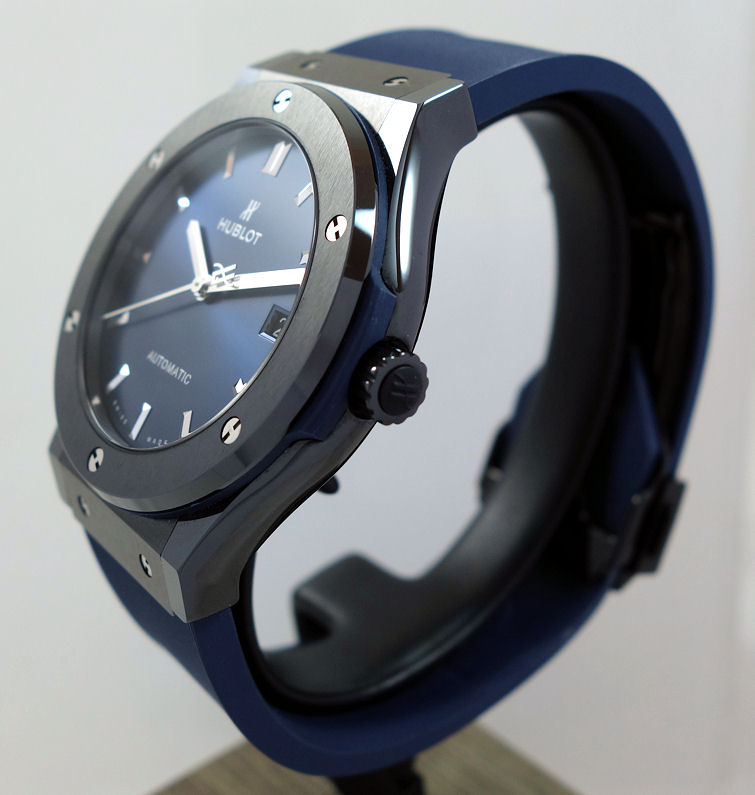 DSC01761 HUBLOT Fusion Ceramic Blue 45mm 511.CM.7170.RX