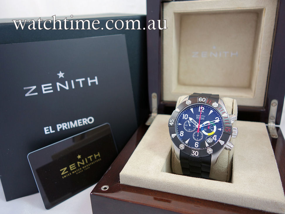 DSC01811 Zenith DEFY Classic AERO El Primero ''Rainbow'' 03.0526.4000