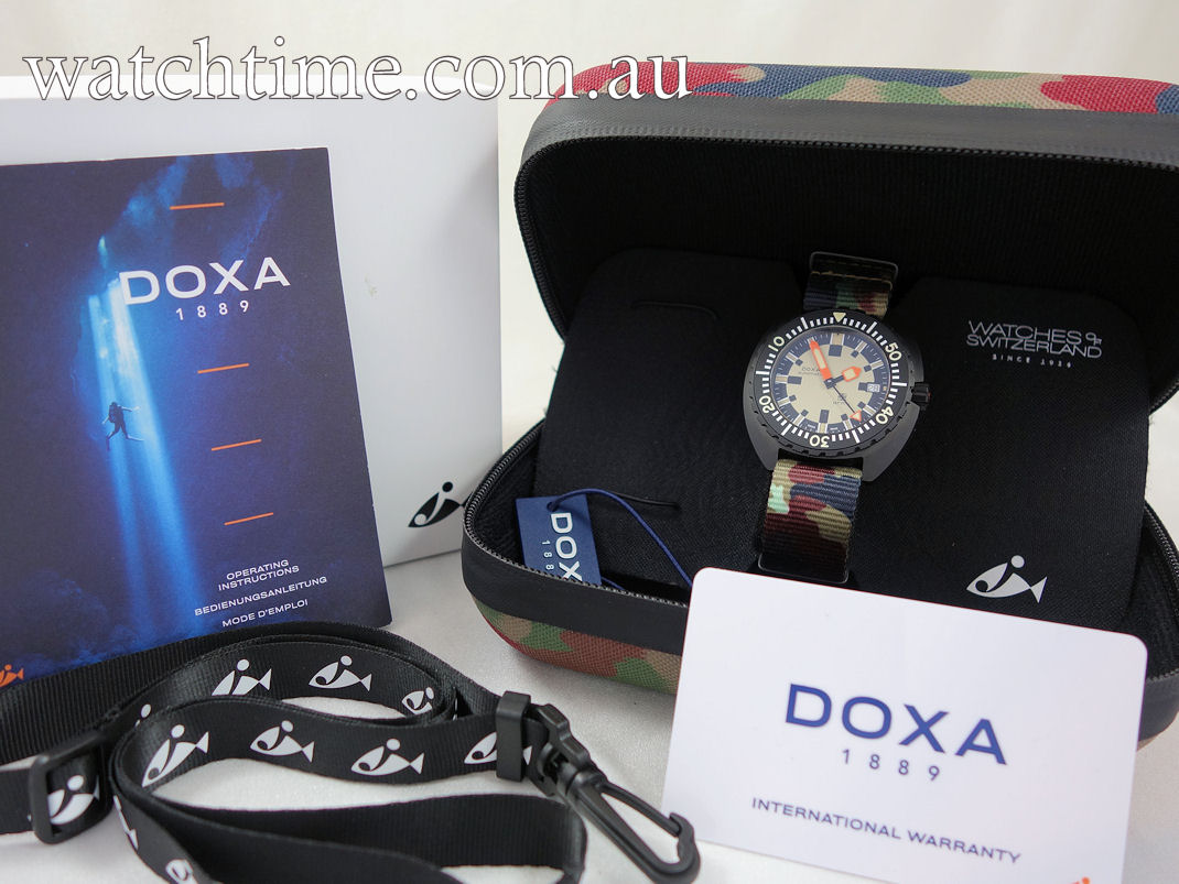DSC01932 DOXA Army Black Ceramic Ltd. Edn. Watches of Switzerland