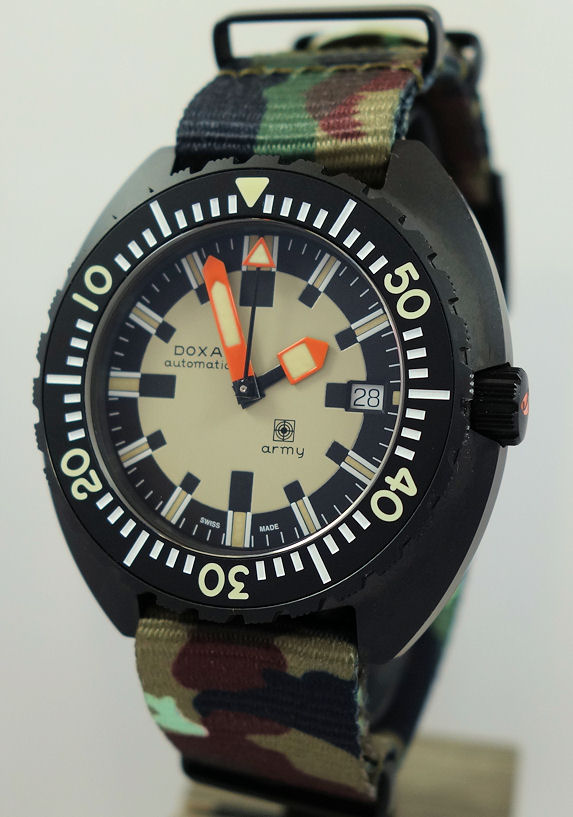 DSC01934 DOXA Army Black Ceramic Ltd. Edn. Watches of Switzerland