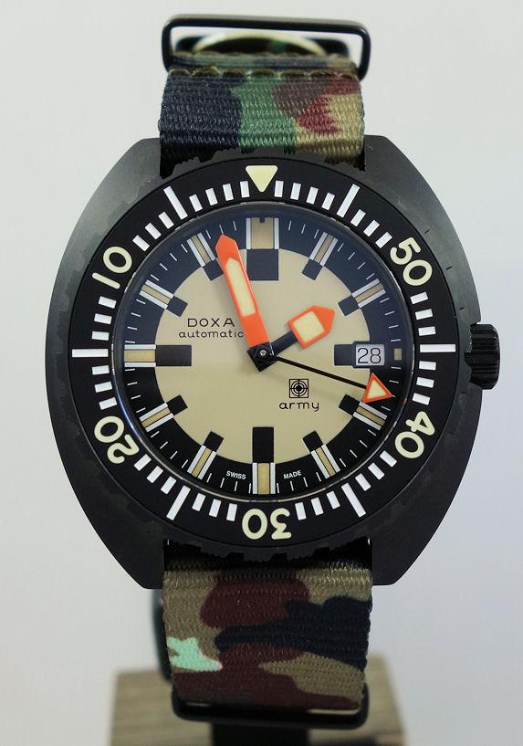 DSC01936 DOXA Army Black Ceramic Ltd. Edn. Watches of Switzerland