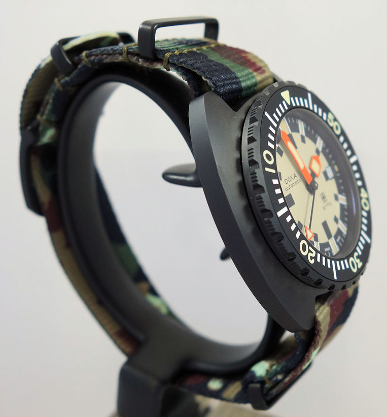 DSC01940 DOXA Army Black Ceramic Ltd. Edn. Watches of Switzerland