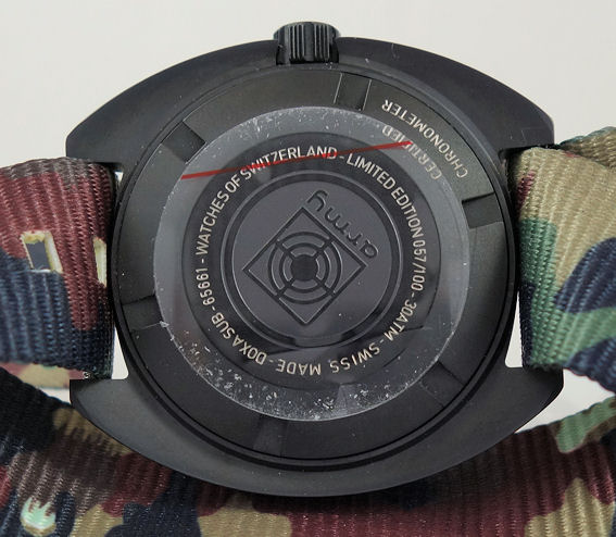 DSC01943 DOXA Army Black Ceramic Ltd. Edn. Watches of Switzerland