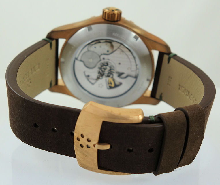 DSC01928 ETERNA KONTIKI BRONZE Diver 44mm Green dial & Bezel 1211.78.51.1430