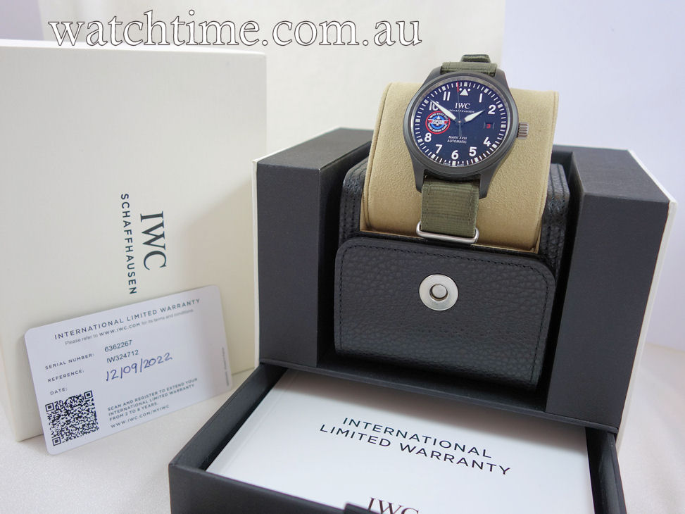 DSC02044 IWC Pilot Mark XVIII Top Gun Edn "SFTI" 41mm Black Ceramic IW324712