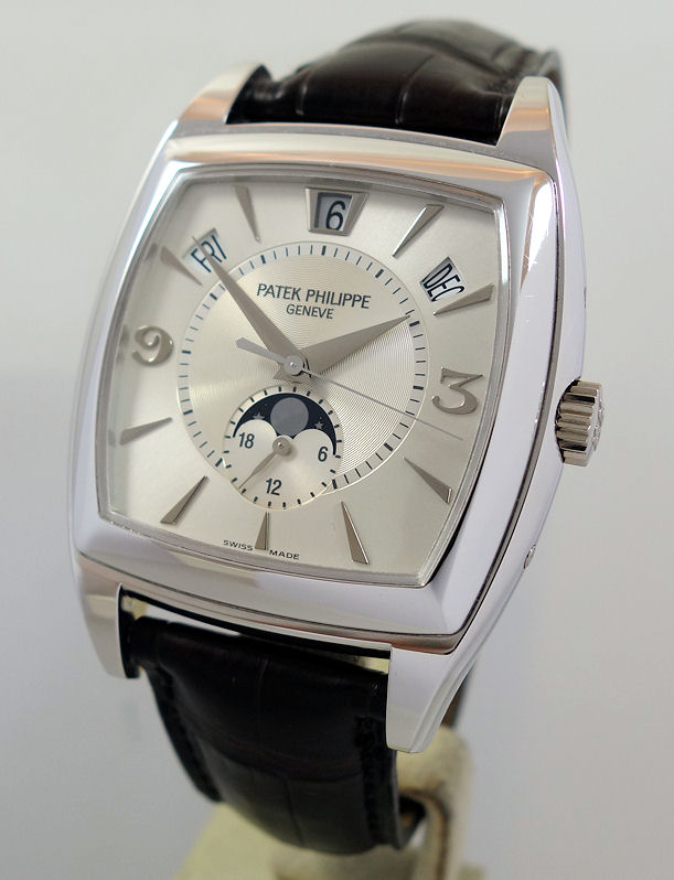 DSC02152 Patek Philippe Gondolo 18ct White-Gold Annual Calendar 5135G-001 Box & Papers!!!