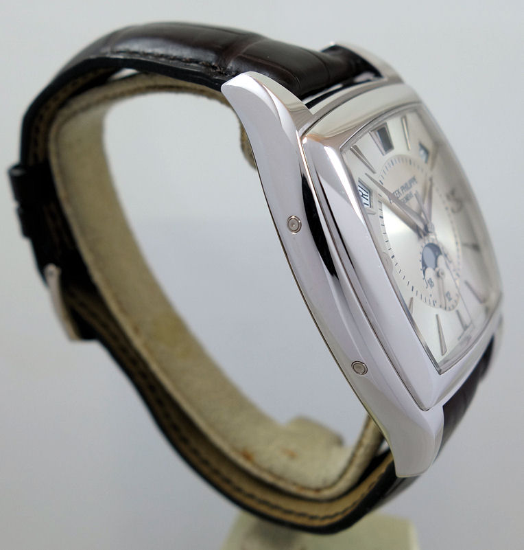 DSC02164 Patek Philippe Gondolo 18ct White-Gold Annual Calendar 5135G-001 Box & Papers!!!