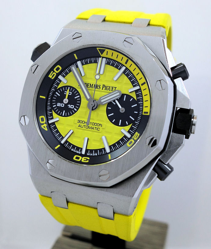 DSC02252 AUDEMARS PIGUET ROYAL OAK OFFSHORE CHRONO Yellow-dial 26703ST