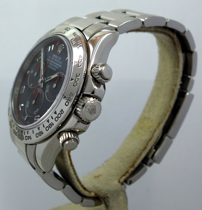 DSC02306 Rolex Daytona 18k White Gold, Black Racing dial 116509