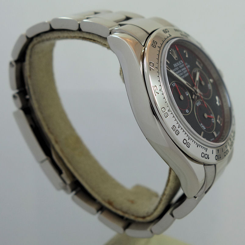 DSC02309 Rolex Daytona 18k White Gold, Black Racing dial 116509