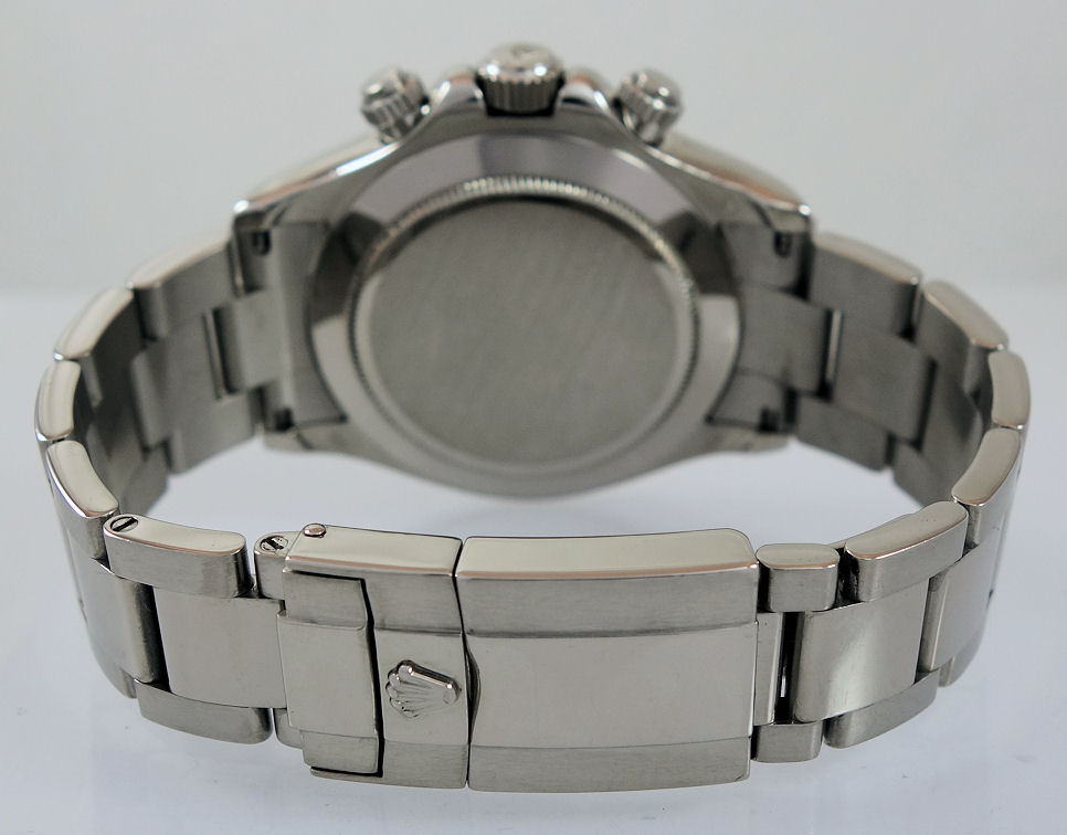 DSC02310 Rolex Daytona 18k White Gold, Black Racing dial 116509