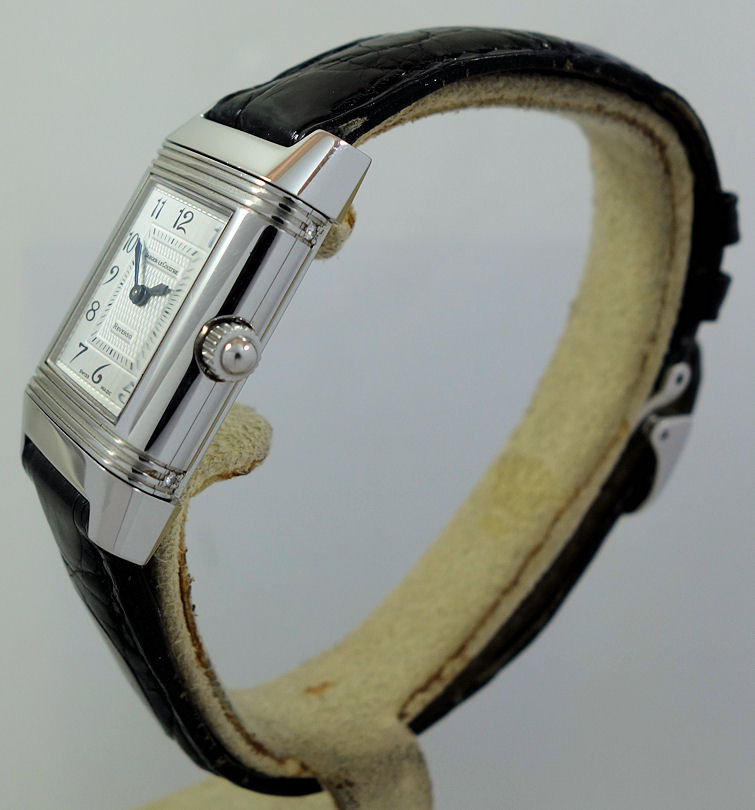 DSC02449 Jaeger LeCoultre Lady Reverso Duetto with Diamonds 266.8.44