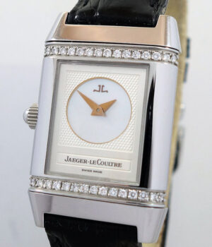 Jaeger LeCoultre Lady Reverso Duetto with Diamonds 266.8.44
