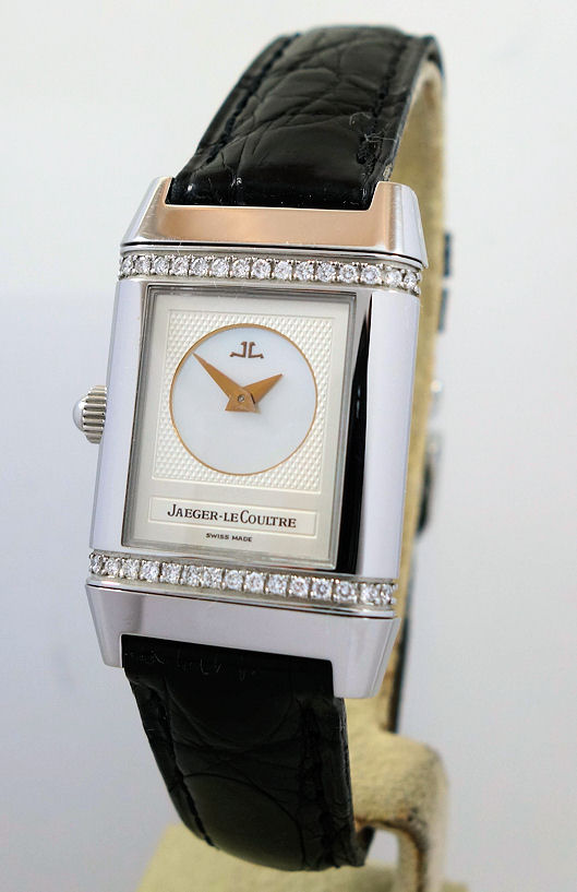 DSC02459 Jaeger LeCoultre Lady Reverso Duetto with Diamonds 266.8.44