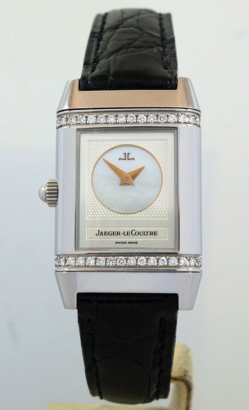 DSC02461 Jaeger LeCoultre Lady Reverso Duetto with Diamonds 266.8.44