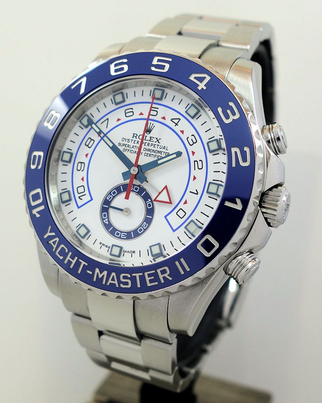 DSC02495 Rolex Yachtmaster II Steel 116680 Box & Card