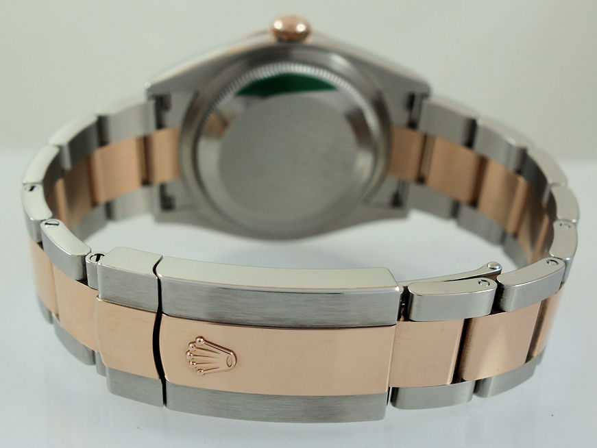 DSC02789 Rolex Datejust 36 Everose & Steel 126231 Slate sunray dial 2022