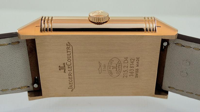 DSC02917 Jaeger LeCoultre Reverso Classic Large Duoface 18k Pink-Gold Q3842520 Retail $40,000