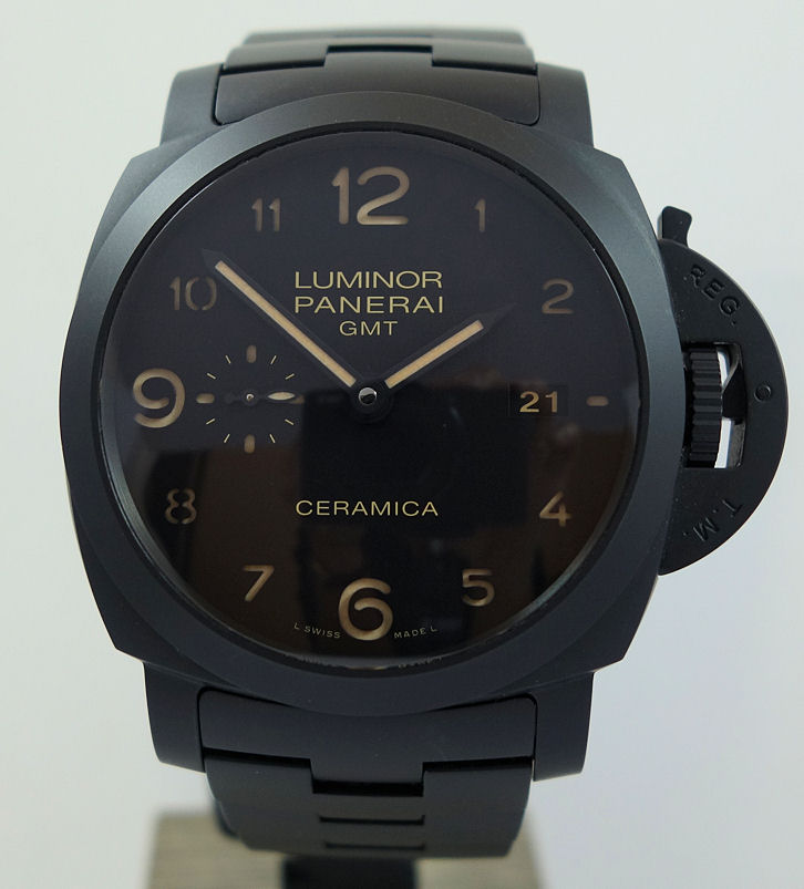 DSC02962 Panerai Tuttonero Luminor 1950 3 Days GMT Automatic PAM00438