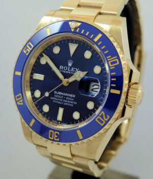 Rolex Submariner Yellow-Gold 41mm Blue-dial 126618LB  Box & Card *Current Model *$20,000 off Retail.******ONHOLD******