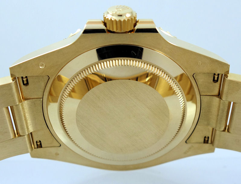 DSC02992 Rolex Submariner Yellow-Gold 41mm Blue-dial 126618LB Box & Card